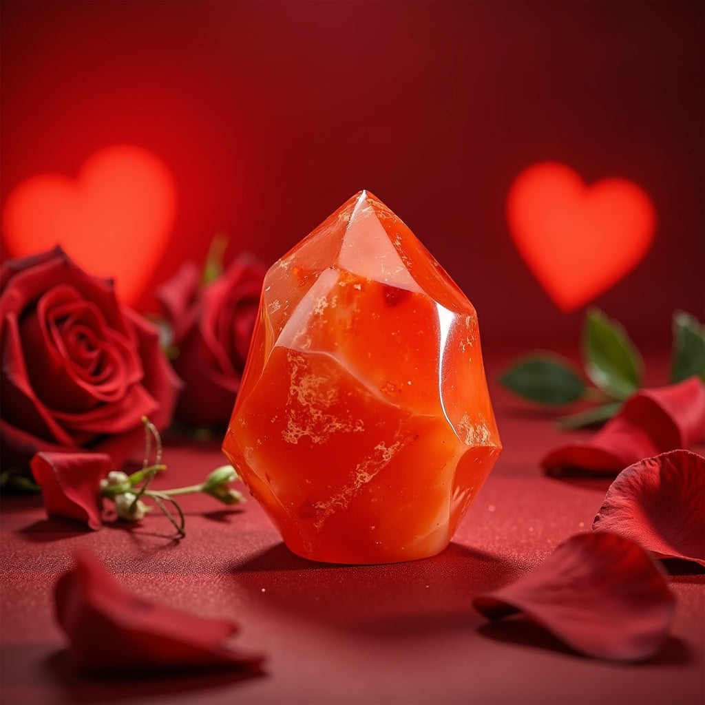 Loverah™ Carnelian Crystal Set (Raw Red Agate Stones)